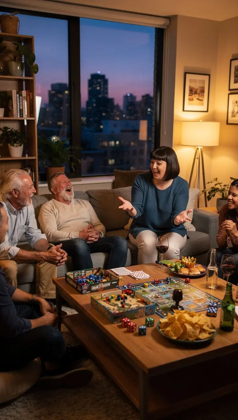 Adults engaged in cooperative infraone.site games for team building